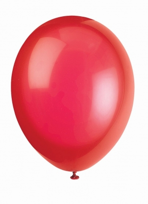 Balons, sarkans (30 cm)